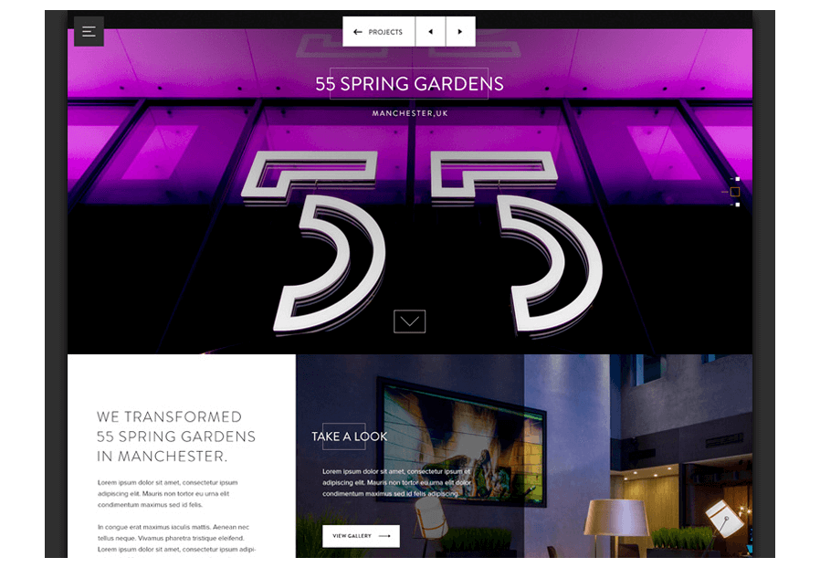 Ziwadecalesty created the website for construction company ARCO to present their services